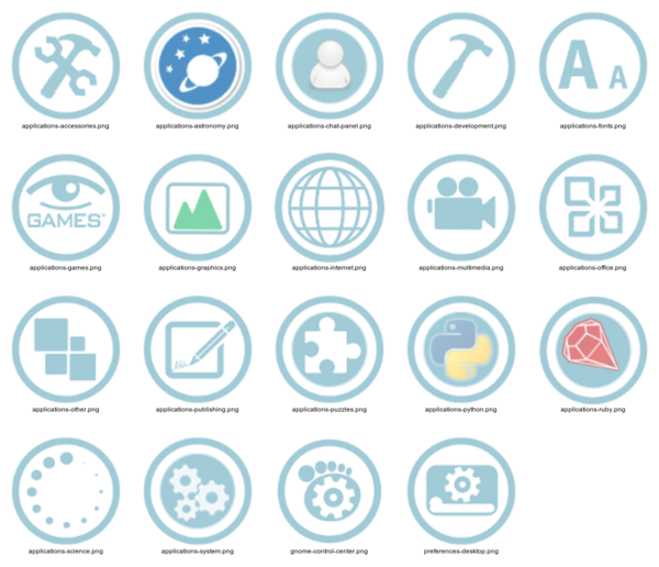 Category icons