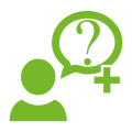 Discuss or talk, user adds question (OSEG fg 76B82A, Griffin-Mono-v3.5, apps wewechat).svg